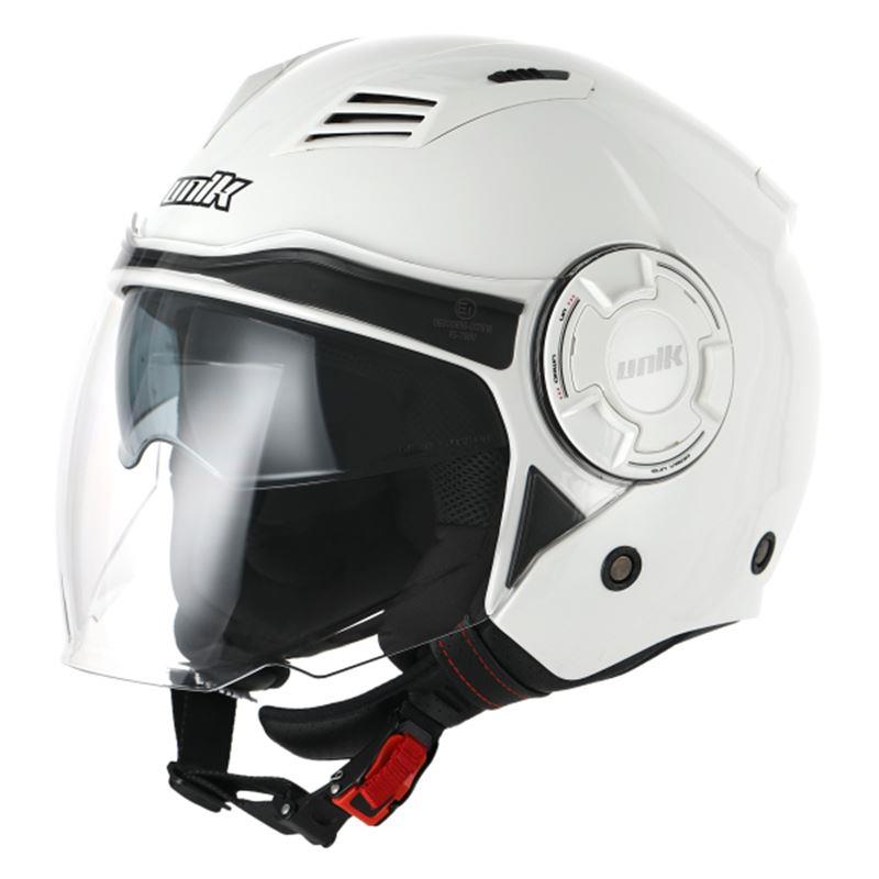 CASCO JET UNIK CON GAFAS SOLAR MERCURY DV BLANCO T: L (59-60)