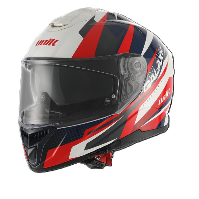 CASCO INTEGRAL FIBRA UNIK+GAFAS SOLAR GALAXI DV, U-06 AZUL/ROJO T.L