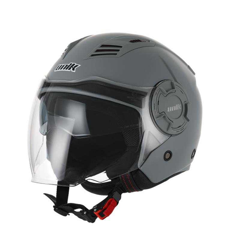 CASCO JET UNIK CON GAFAS SOLAR MERCURY DV GRIS MATE T: L (59-60)