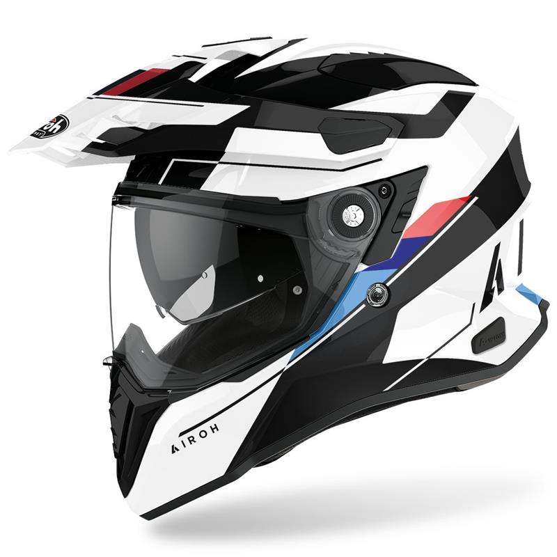 CASCO TRAIL COMMANDER SKILL BLANCO BRILLO XL