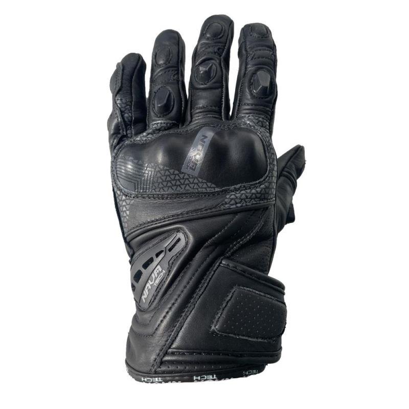 GUANTES HOMBRE MODELO RACE NEGRO-GRIS T: S