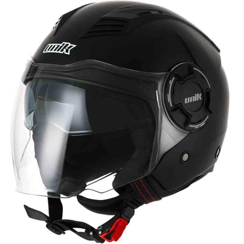 CASCO JET UNIK CON GAFAS SOLAR MERCURY DV NEGRO MATE T: M (57-58)