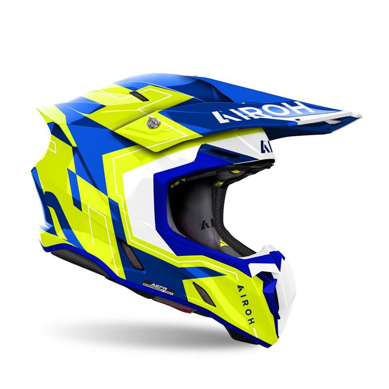 CASCO TWIST 3 DIZZY BLUE/YELOW GLOSS MATT E06-XS