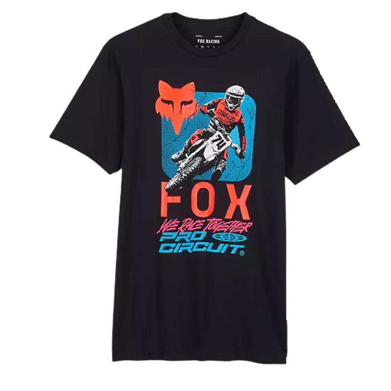 FOX X PRO CIRCUIT PREM SS TEE (BLK) L