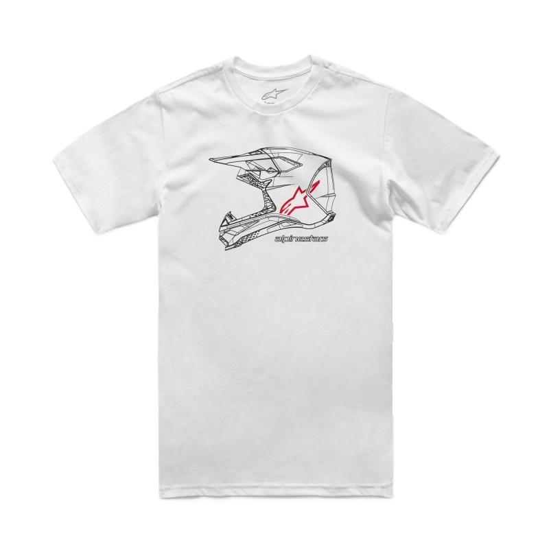 MX HELMET CSF TEE WHITE T: L