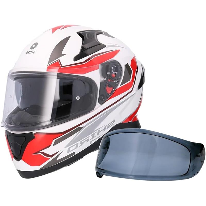 CASCO KATANA SHARP+PANTALLA EXTRA BLAN L