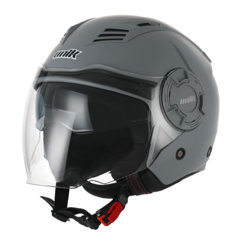 CASCO JET UNIK CON GAFAS SOLAR MERCURY DV GRIS MATE T: L (59-60)